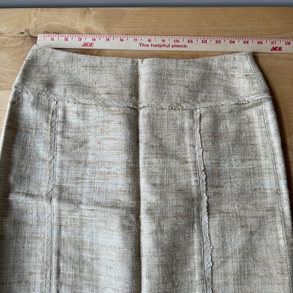 SARA CAMPBELL PENCIL SKIRT SILK CAREER ELEGANT LUXURY CLASSIC TIMELESS OFFICE 6 - Picture 7 of 11